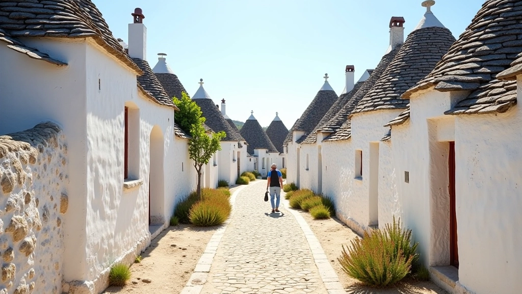 Sentiero tra i trulli di Alberobello